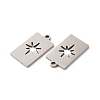 Non-Tarnish 201 Stainless Steel Pendants STAS-K251-056P-2