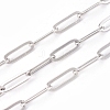 304 Stainless Steel Paperclip Chains X-CHS-CJC0001-03P-1