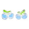 Transparent Acrylic Enamel Beads LS-TACR-N012-006A-1