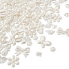 Craftdady 180Pcs 9 Style ABS Plastic Imitation Pearl Beads OACR-CD0001-08-3