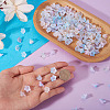 180Pcs 6 Styles Acrylic Bead Caps OACR-TA0004-44-6