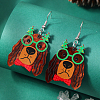 Personality Design Christmas Acrylic Dangle Earrings ID2724-3-1