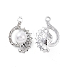 Alloy Rhinestone Pendants ALRI-C008-59P-2