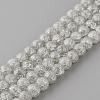 Synthetic Crackle Quartz Beads Strands GLAA-S134-8mm-09-1