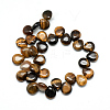 Natural Tiger Eye Gemstone Beads Strands G-T005-04-2