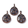 Natural Blue Spot Jasper Pendants G-A241-02R-07-1