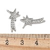 Brass Micro Pave Cubic Zirconia Pendants KK-U056-57P-3