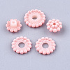 Rubberized Style Acrylic Beads MACR-T022-02J-3