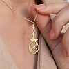 8Pcs 8 Styles Ion Plating(IP) 201 Stainless Steel Pendants STAS-YW0011-21-6