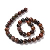 Natural Polychrome Jasper/Picasso Stone/Picasso Jasper Beads Strands G-E571-25C-3