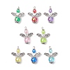Transparent Acrylic Pendants PALLOY-JF03574-2