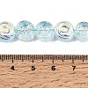 Electroplate Baking Paint Transparent Glass Beads Strands GL-CBA2ED2-05G-4