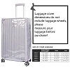 Transparent PVC Luggage Cover AJEW-WH20080-52J-4