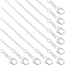 Brass Cable Chain Necklaces NJEW-YW0001-21A-S-1