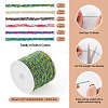  6 Rolls 6 Colors Cotton Braid Thread OCOR-TA0001-50-4