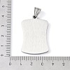 304 Stainless Steel Pendants LS-STAS-O008-01F-3