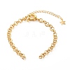 304 Stainless Steel Rolo Chain Bracelet Makings AJEW-JB00939-1