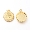 Brass Pendants KK-J275-19G-2