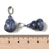 Natural Blue Spot Jasper Pendants G-B127-03P-03-4