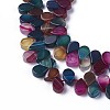 Dyed Natural Agate Beads Strands G-F595-A13-3