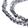 Electroplate Glass Beads Strands EGLA-L038-HR03-3
