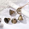 Iron Bell Pendant Decoration HJEW-JM02247-2