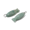 Natural Amazonite Carved Pendants G-G314-01P-06-2