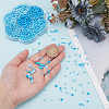 105G 7 Styles Frosted Opaque Glass Seed Beads Set SEED-GO0001-11C-3