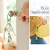 Jellyfish Glass & Acrylic Pendant Decorations HJEW-TAC0034-7