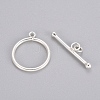 925 Sterling Silver Toggle Clasps STER-L057-001S-1