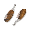 Natural Tiger Eye Pendants GG-CBA9F30-03P-02-2