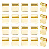 ARRICRAFT 20Pcs Rack Plating Brass Glue-on Flat Pad Bails KK-AR0004-08-1