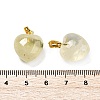 Natural Lemon Quartz Pendants G-J386-H18-G-3