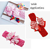 2 Rolls 2 Sizes Polyester Elastic Ribbon EW-TA0001-02G-8