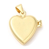 Natural Shell Locket Pendants X-KK-K332-15G-05-2