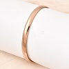 304 Stainless Steel Plain Bangles for Women Men BJEW-Z167-01M-03-2