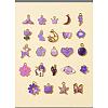 24Pcs 24 Style Light Gold Alloy Enamel Pendants ENAM-YW0001-78-A-1