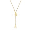 Simple and Stylish Stainless Steel Lariat Necklaces WC5409-1-1