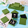 12Pcs Cardboard Paper Jewelry Storage Boxes with Sponge CON-TA0001-43C-6