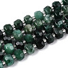 Natural Fuchsite Beads Strands G-T144-A01-07-2