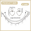 Alloy Multi-strand Curb Chains FIND-GO0003-82B-2