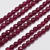 Natural Malaysia Jade Bead Strands G-A147-4mm-A09-3