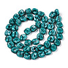 Handmade Milleflori Glass Beads Strands LAMP-M018-01A-10-3