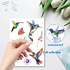 8Pcs 8 Styles Rectangle Plastic Window Stickers DIY-WH20015-001-3