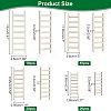 SUPERFINDINGS 60Pcs 4 Style Miniature Unfinished Wood Ladder FIND-FH0004-96-5