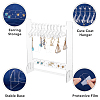 SUPERFINDINGS 1 Set Transparent Acrylic Earring Hanging Display Stands EDIS-FH0001-07-4