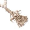 Handmade Wood Beads Door Hanging Ornaments HJEW-JM02971-4