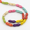 Natural Magnesite Beads Strands TURQ-G140-11-2