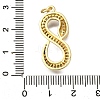 Brass Micro Pave Cubic Zirconia Pendants KK-I724-A08-3