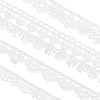 Gorgecraft 20 Yards 4 Styles Polyester Lace Trims OCOR-GF0002-66-1